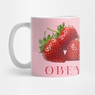 Obey The Strawberry Mug